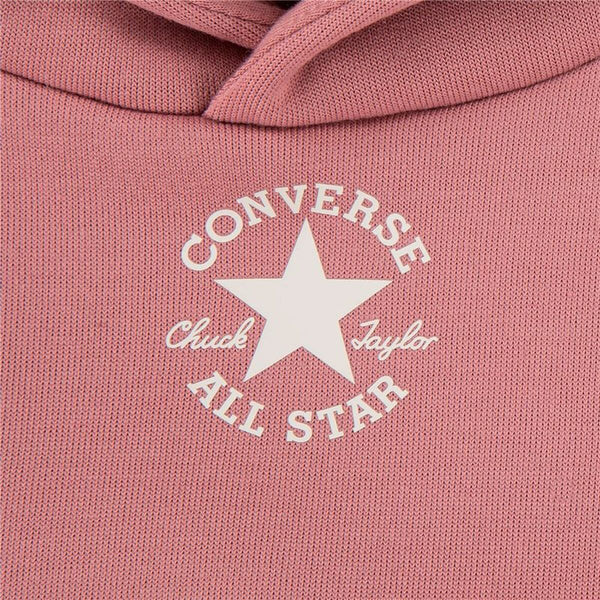 Baby-Sportset Converse Sustainable Core Po Night Flamingo Rosa Neugeborenes 2 Stücke