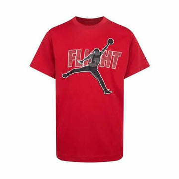 Kurzarm-T-Shirt für Kinder Nike Jordan Jdb Reflective Flight Rot