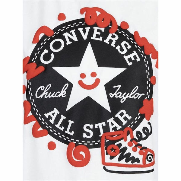 Sportset für Kinder Converse Squiggle S/Se+Ft Weiß Rot 2 Stücke