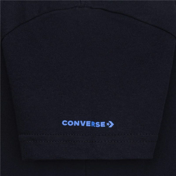 Kurzarm-T-Shirt für Kinder Converse Sustainable Core Sse Schwarz