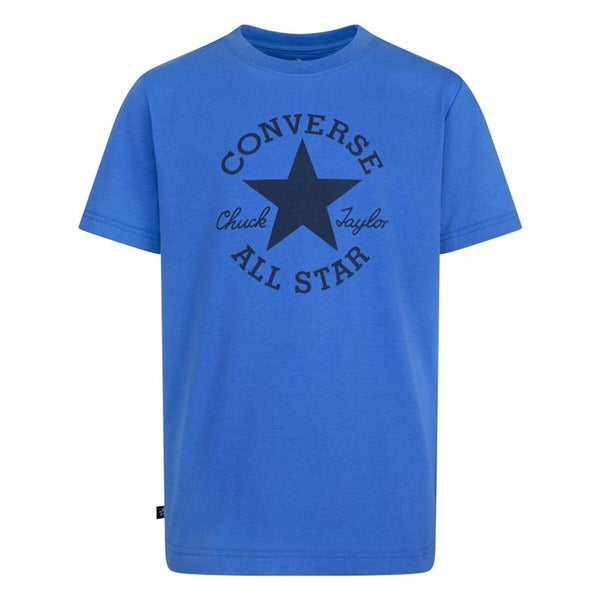 Kurzarm-T-Shirt für Kinder Converse Sustainable Core Sse Blau
