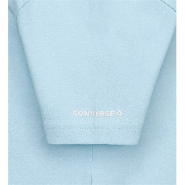 Kurzarm-T-Shirt für Kinder Converse Sustainable Core Sse Himmelsblau
