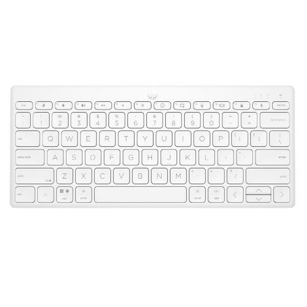 Bluetooth-Tastatur HP 350 Qwerty Spanisch Weiß
