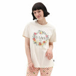 Damen Kurzarm-T-Shirt Vans Wreath Of Flowers Bff Tee-B