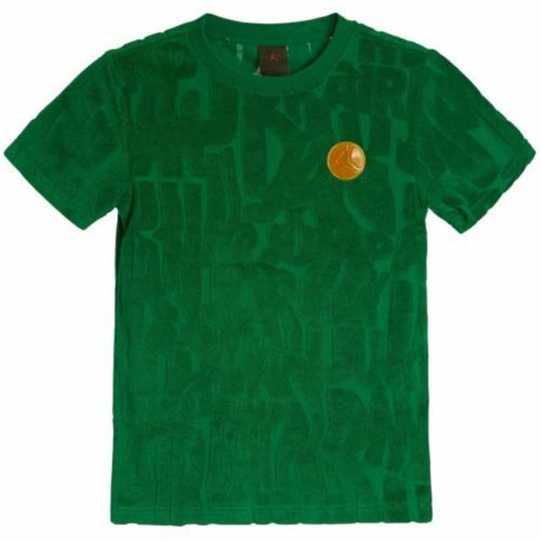 Kurzarm-T-Shirt für Kinder Jordan JDB FUEL UP COOL DOWN DROPS SS 95D151 E1P grün