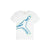 Kurzarm-T-Shirt für Kinder Jordan JDB AIR HEATMAP JUMPMAN HBR SS 95D238 001 Weiß