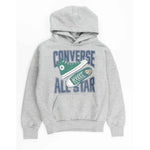 Jungen Sweater mit Kapuze Converse CNVB ALL STAR SNEAKER GFX HOOD 9CG903 042 Grau