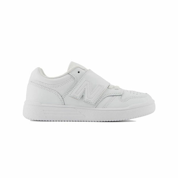Jungen Sneaker New Balance 480 Bungee Lace Weiß