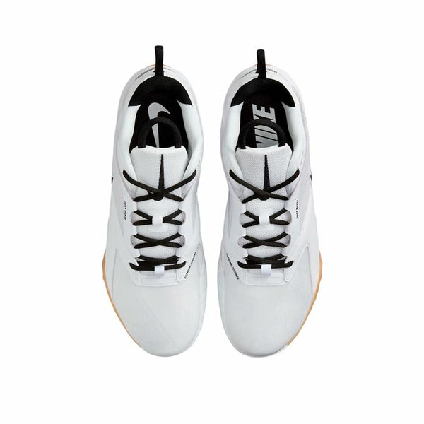 Basketballschuhe für Erwachsene Nike Airzoom Hyper Ace 3 Weiß Schwarz