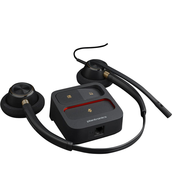 Kopfhörer mit Mikrofon Poly 783P7AA#ABB Schwarz