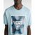 Herren Kurzarm-T-Shirt Vans VN0A5E7YCZI1 Himmelsblau