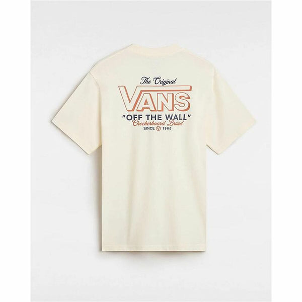 Kurzarm-T-Shirt für Kinder Vans tander Ss Crew Beige