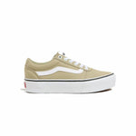 Casual Damenturnschuh Vans Ward Platform Cnvs Elm Beige Hellbraun