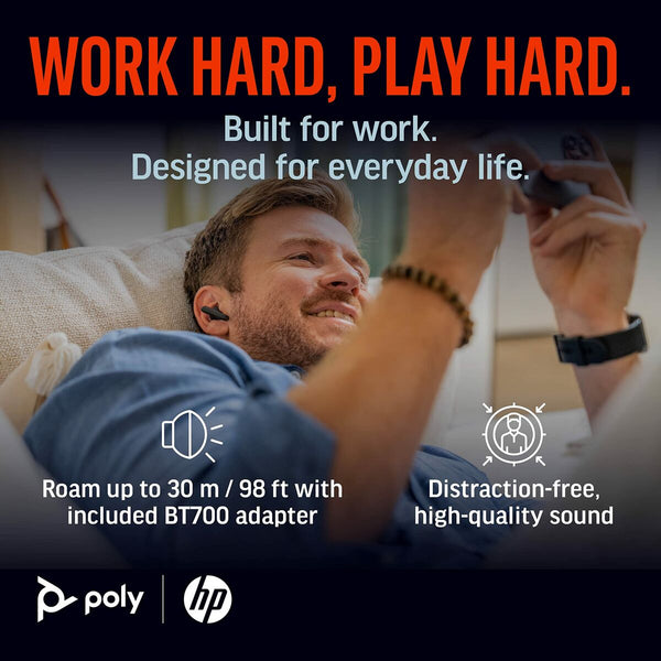 Kopfhörer Poly 7Y8M0AA Schwarz