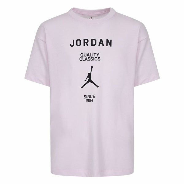 Kurzarm-T-Shirt für Kinder Jordan Jdg W J Ss Gf Gfx Schwarz Rosa