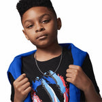 Kurzarm-T-Shirt für Kinder Jordan Jdb Bball Fire Ss Schwarz