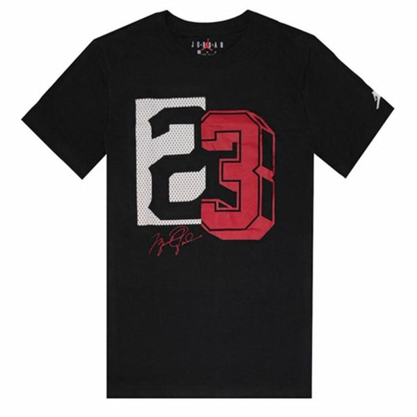 Kurzarm-T-Shirt für Kinder Jordan Jdb Jm 23 Mesh Ss Schwarz