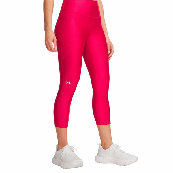 Sporthose Damen Under Armour Tech Hi Capri Rosa