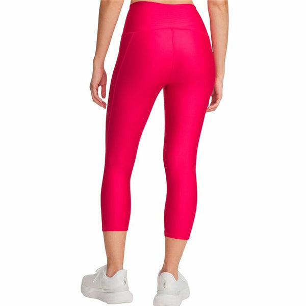 Sporthose Damen Under Armour Tech Hi Capri Rosa