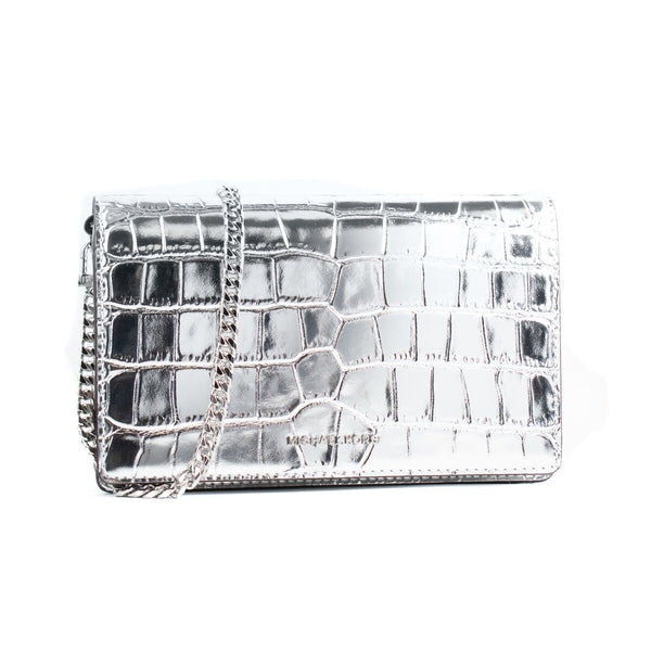 Umhängetasche Michael Kors 32F4SJ6C8K-SILVER Grau 22 x 14 x 6 cm