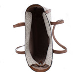 Umhängetasche Michael Kors Leida Beige 34 x 29 x 12 cm