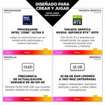 Laptop HP 9S2D5EA#ABE 14" Intel Core Ultra 7 155H intel core ultra 7 16 GB RAM 1 TB SSD Nvidia Geforce RTX 4060