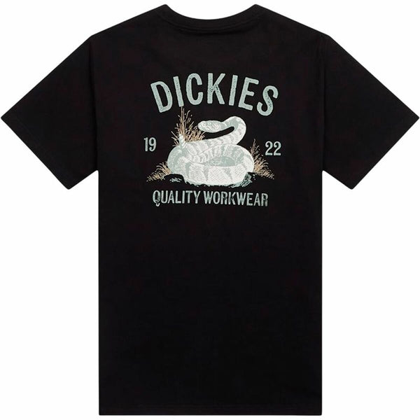 Herren Kurzarm-T-Shirt Dickies Dickies Snake Ss Tee Schwarz