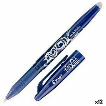 Stift Pilot Frixion Ball 0,4 mm 0,7 mm Blau (12 Stück)