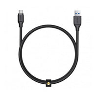 USB A zu USB-C-Kabel Aukey CB-AC2 BK Schwarz 2 m