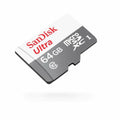 Mikro SD Speicherkarte mit Adapter SanDisk SDSQUNR-064G-GN3MA