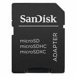 Mikro SD Speicherkarte mit Adapter SanDisk SDSQUNR-064G-GN3MA