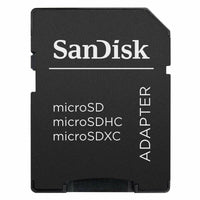Mikro SD Speicherkarte mit Adapter SanDisk SDSQUNR-064G-GN3MA