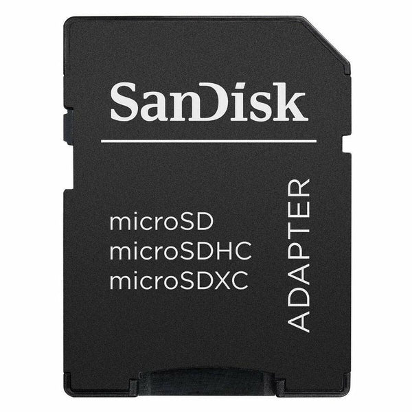 Mikro SD Speicherkarte mit Adapter SanDisk SDSQUNR-064G-GN3MA