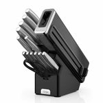 Messerset NINJA Stahl Holz Edelstahl 14 Teile (12 Stück)