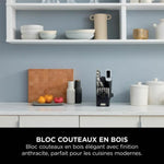 Messerset NINJA Stahl Holz Edelstahl 14 Teile (12 Stück)