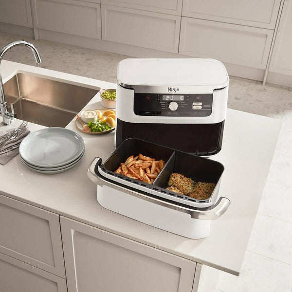 Heißluftfritteuse NINJA AF500EUWH Weiß Silberfarben 2470 w 10,4 L