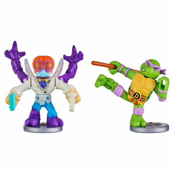 Kampffiguren Teenage Mutant Ninja Turtles Legends of Akedo: Donatello vs Baxter Stockman