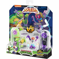 Kampffiguren Teenage Mutant Ninja Turtles Legends of Akedo: Donatello vs Baxter Stockman