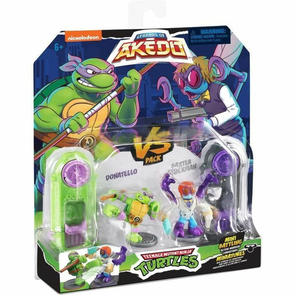 Kampffiguren Teenage Mutant Ninja Turtles Legends of Akedo: Donatello vs Baxter Stockman