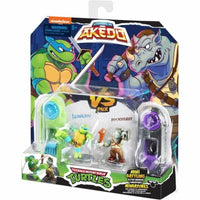 Kampffiguren Teenage Mutant Ninja Turtles Legends of Akedo: Leonardo vs Rocksteady