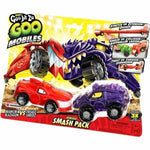 Action-Figur Moose Toys GOO MOBILES - BLAZAGON VS TREADS SHREDZ Rot