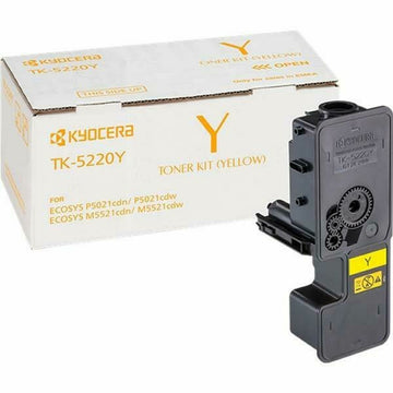 Druckertrommel Kyocera Kyocera Toner TK-5220Y 1T02R9AN Gelb Schwarz