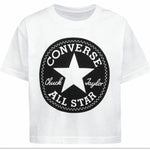 Kurzarm-T-Shirt für Kinder Converse Weiß