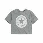 Kurzarm-T-Shirt für Kinder Converse SIG CHUCK PATCH BOXY TEE Grau