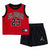 Sportset für Kinder Jordan Muscle Short Schwarz Rot 2 Stücke