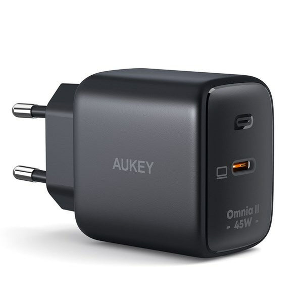 Wandladegerät Aukey PA-B2T Schwarz 45 W (1 Stück)