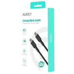 USB-Kabel Aukey CB-SCC241 Schwarz 1 m 240 W