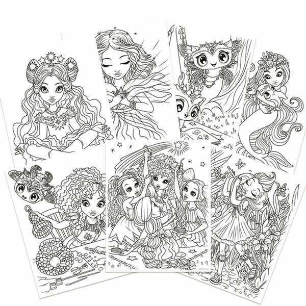 Block mit Zeichnungen zum Ausmalen Hape