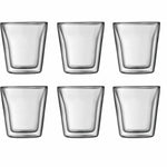 Gläserset Bodum 100 ml Durchsichtig Borosilikatglas weich 6 Stücke (6 Stück)