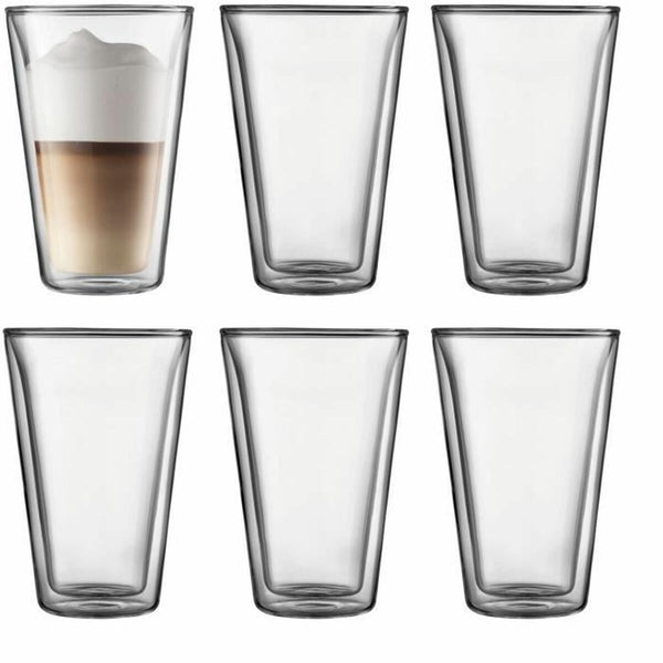 Gläserset Bodum 400 ml Durchsichtig Borosilikatglas weich 6 Stücke (6 Stück)